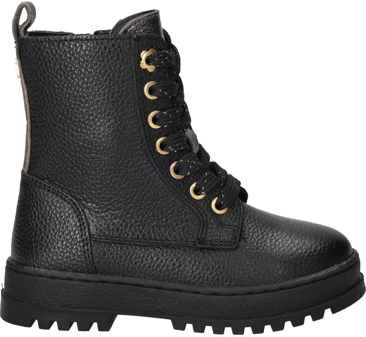IK-KE Veterboots - Meisjes - Zwart - Maat:26