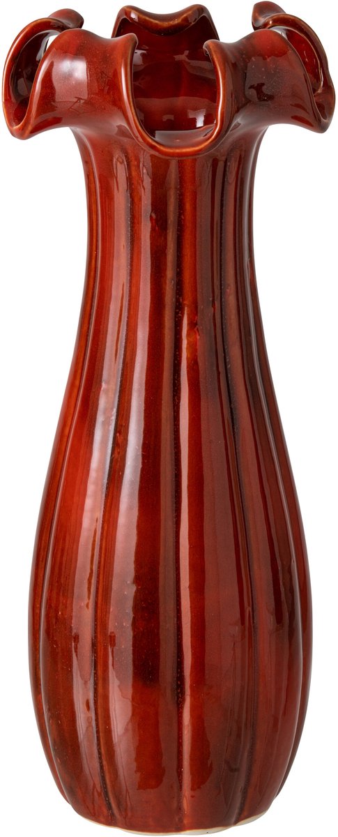 J-Line Vaas - klei - rood - small