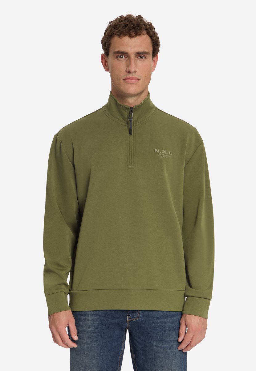 Sweater met Halve Rits