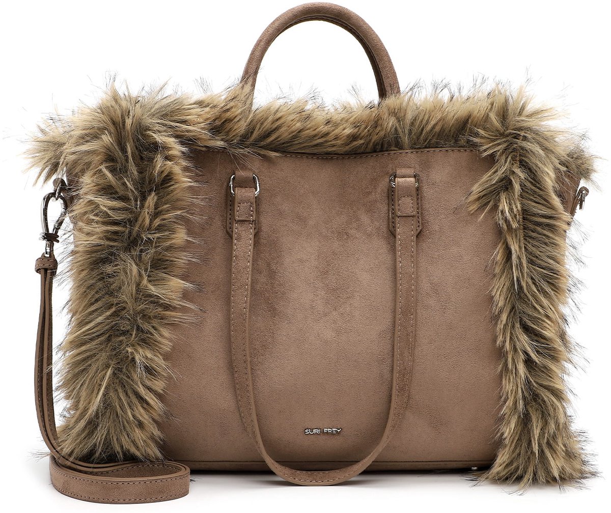 SURI FREY Shopper SFY Chessy Suede ( 17451 ) - Dames handtassen - taupe 900