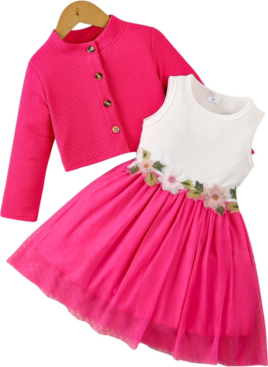 Currero Zomerjurk Meisjes Zomerjurken Kinderen Jurk Meisje Ibiza Stijl Sundress Kinderkleding 8 Jaar Rode Roos