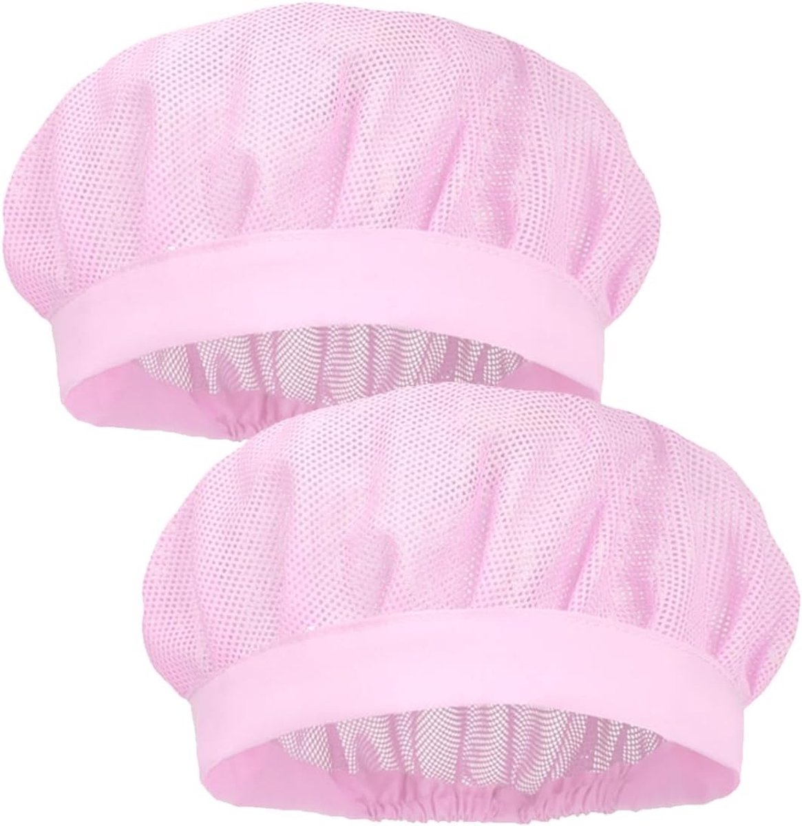 Ademende Koksbuis met Half Mesh en Elastische Band - 2 Stuks voor Vrouwen in de Cateringdienst