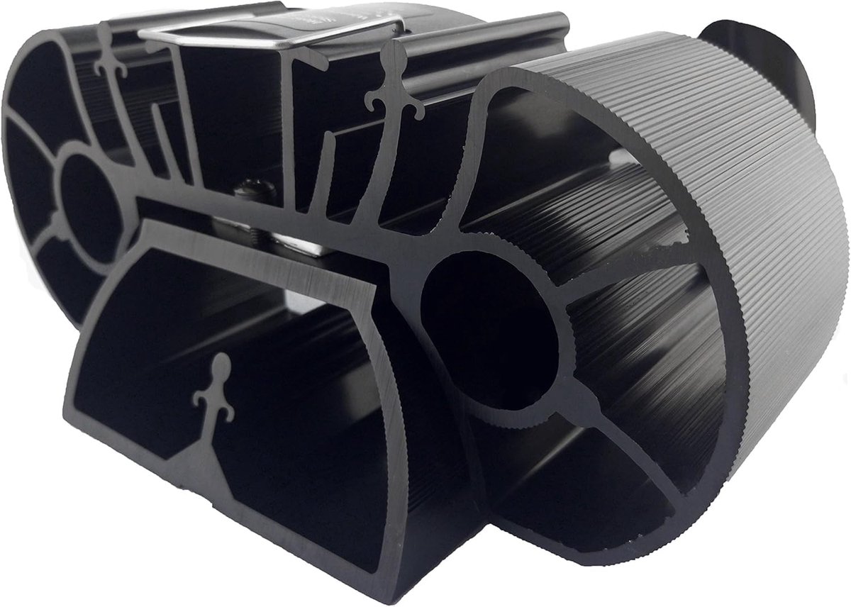SnelShoppen - Tomersun Haardventilator - Extra Kleine Ventilator voor Houtkachels en Haarden - 10 cm Hoog - 2 Ventilatorbladen voor Kleine Ruimtes - I