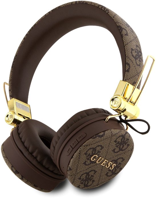 Guess 4G Bluetooth On-Ear Koptelefoon - Bruin - Guess Outlet - €64,99