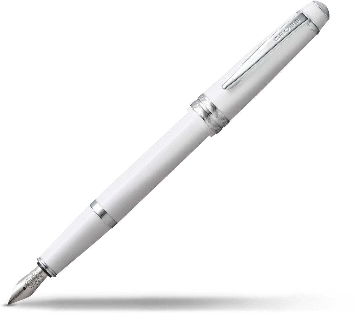 SnelShoppen - Luxe vulpen met XF penpunt, witte schrijfstift voor professioneel gebruik, geschenkverpakking, perfect voor kantoor, school en speciale
