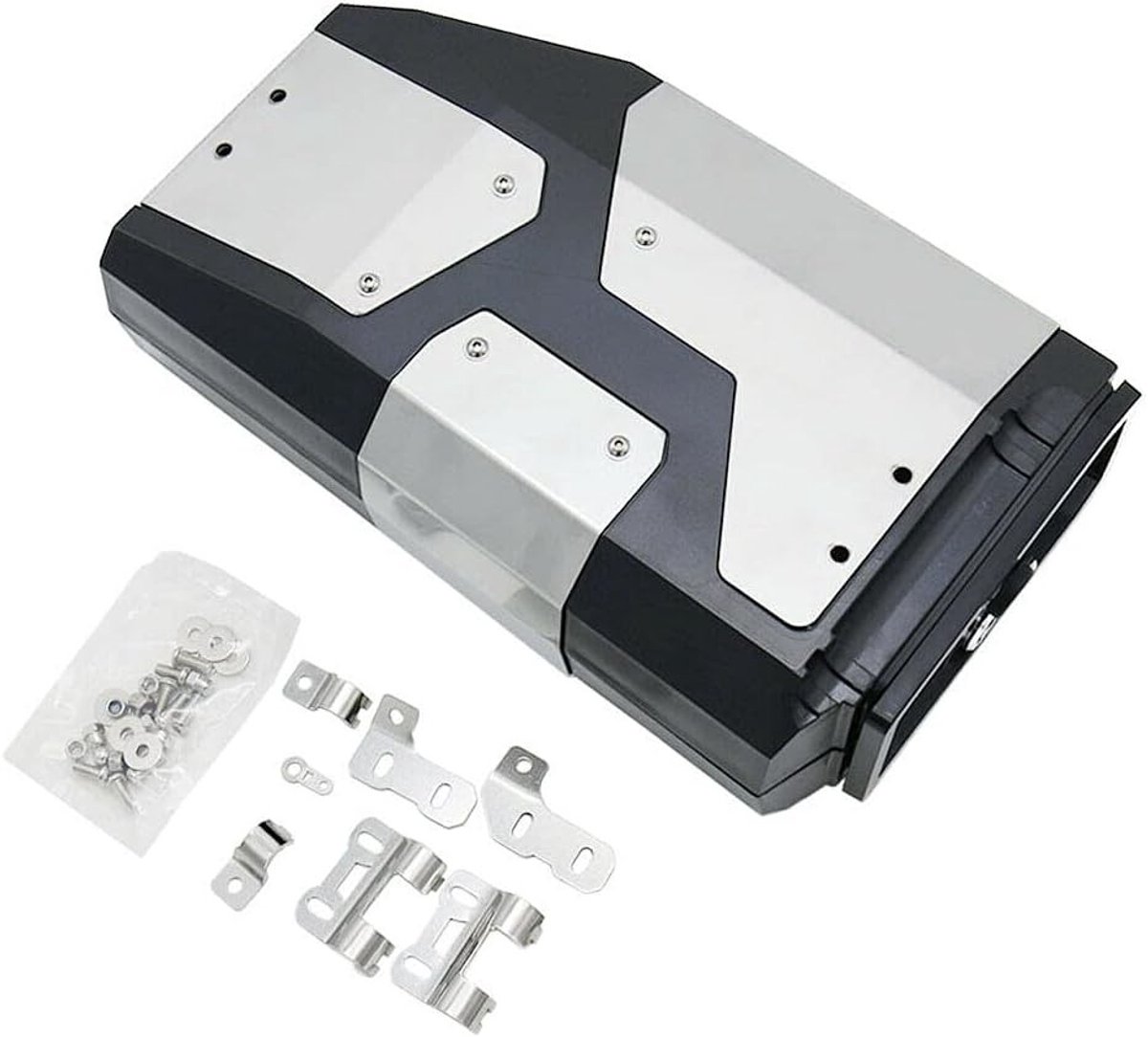 Motorcycle Side Toolbox 4.2L - Waterdichte Stalen Opbergtas voor Motor Gereedschap, Geschikt voor BMVV R1200GS R1250GS ADV 2004-2019, Ideaal voor Onderhoud en Reparatie