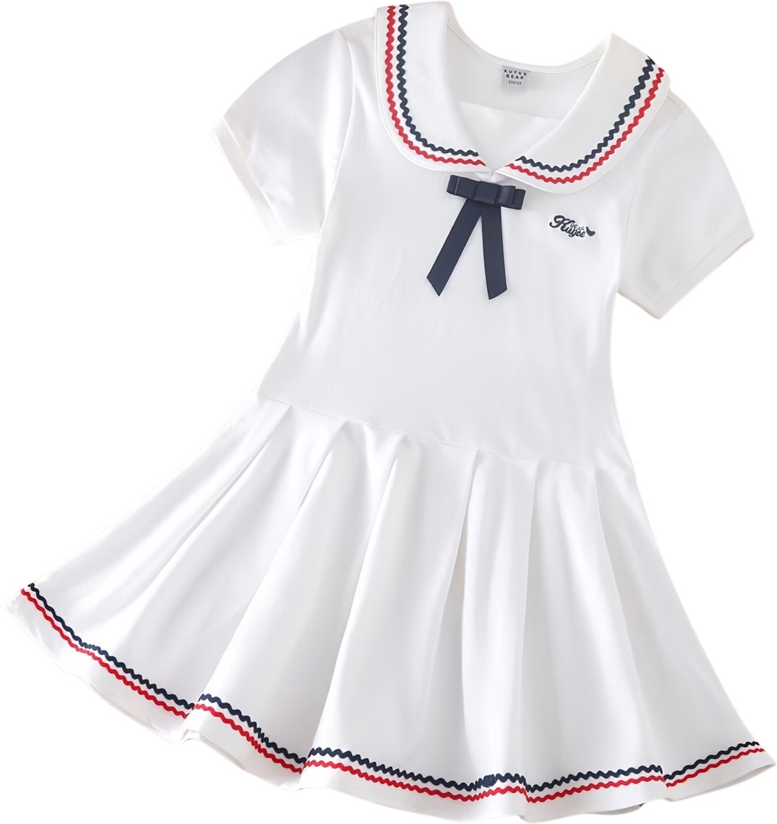 Currero Zomerjurk Meisjes Zomerjurken Kinderen Jurk Meisje Ibiza Stijl Sundress Kinderkleding 7-8 Jaar Ivoorwit