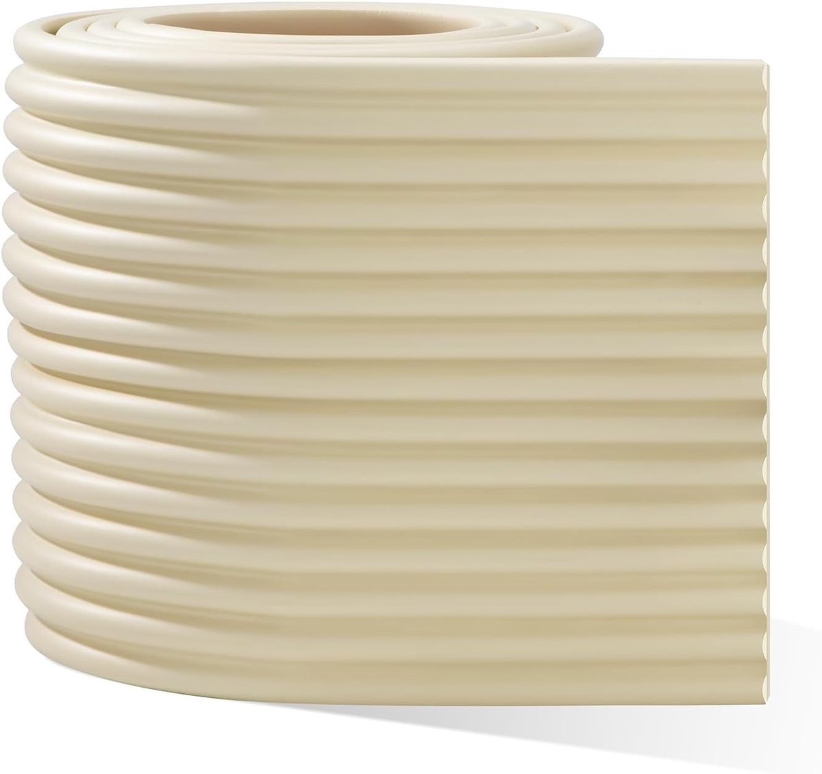 Extra brede schuimrandbescherming van 20 cm, zelfklevende hoekbescherming voor baby's, kinderen en ouderen, beige kleur