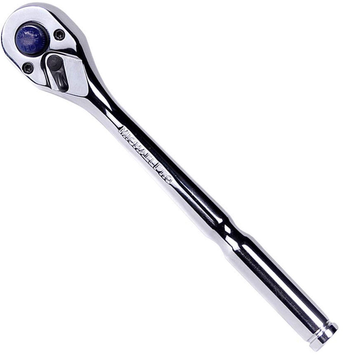 SnelShoppen - 3/8 inch ratelsleutel met LED-lamp – snelsluiting, verstelbare draairichting, 72 tanden, CR-V staal, ideaal voor klussen, auto-onderhoud