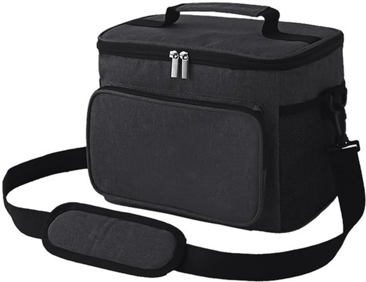 Lunchtas Geïsoleerd - Waterdichte Koeltas - Verstelbare Schouderriem - Grote Capaciteit - Oxford-Stof - 25,5 x 17 x 20,5 cm