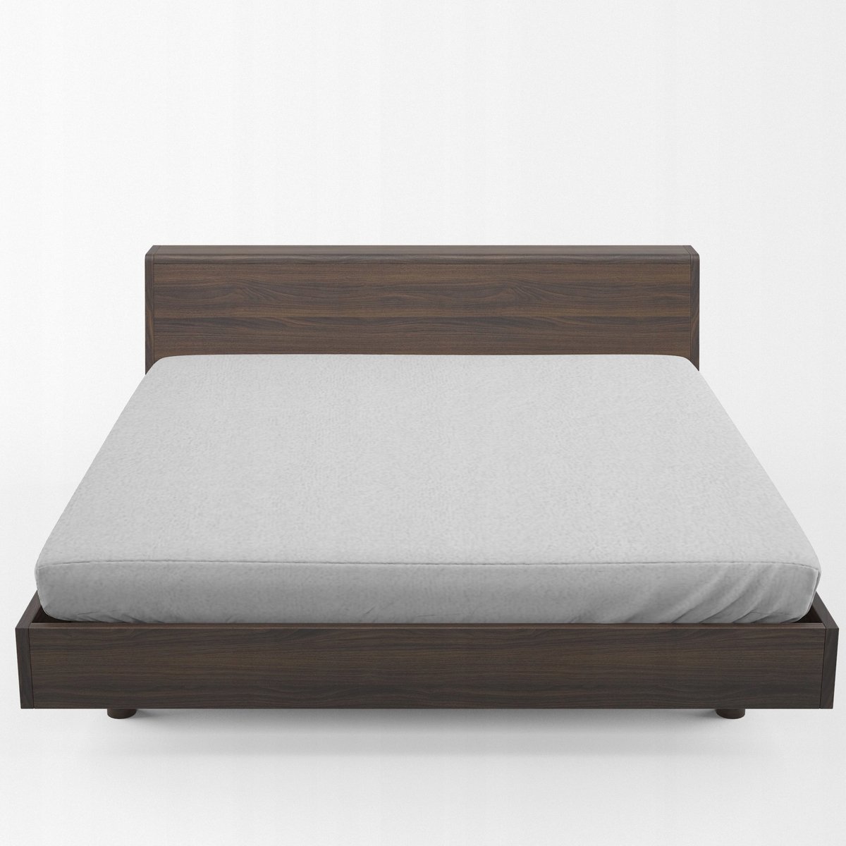 KONEY - Hoeslaken badstof 200 x 220 cm - Lichtgrijs - 200 g/m² - matras tot 20 cm
