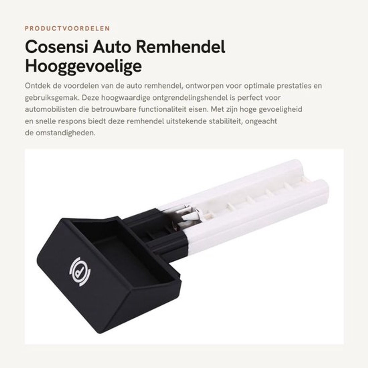 Remhendel Hoge Gevoeligheid - Remhendel Fiets - Remhendel Fatbike V8 - Duurzaam ABS - Betrouwbare Prestaties - Lange Levensduur - Remontgrendel