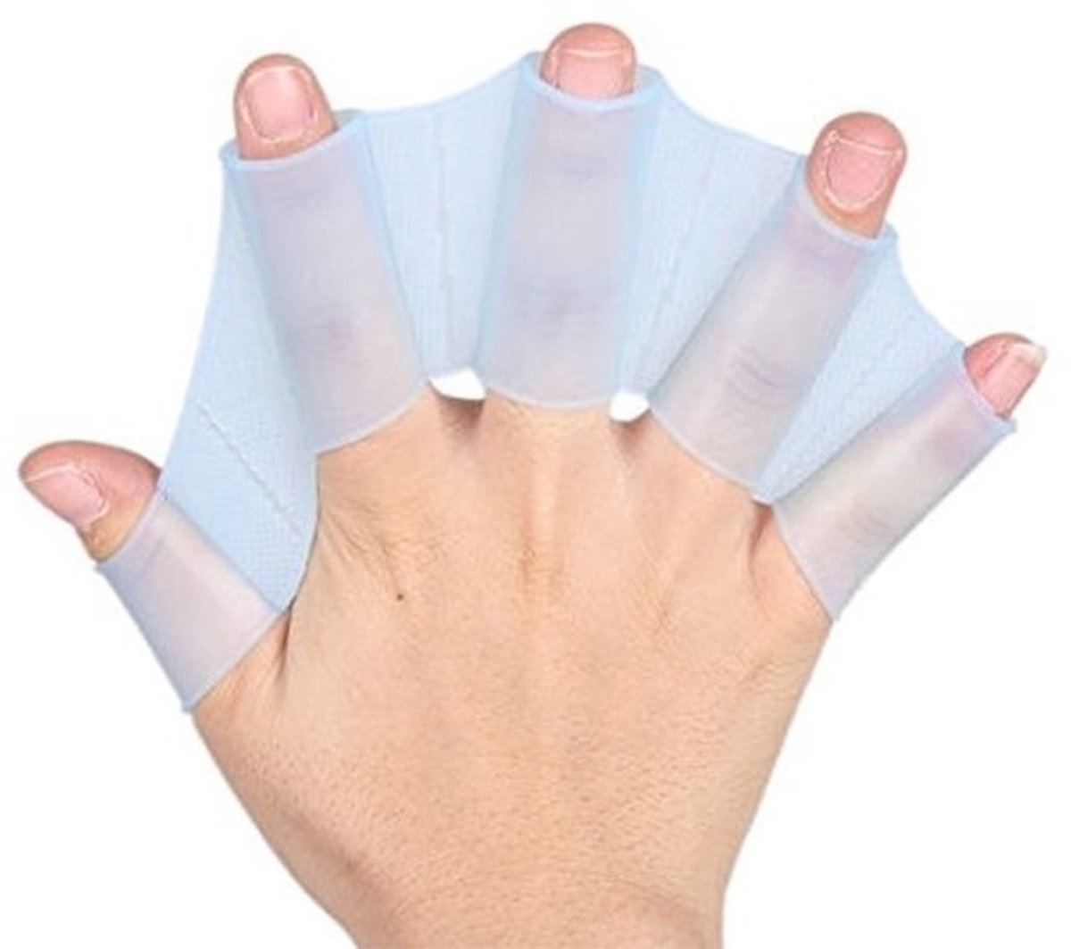 Zwemhandschoenen L - Siliconen - Duurzaam - Lichtgewicht - Unisex - Bescherming tegen rimpels - Zwemvliezen