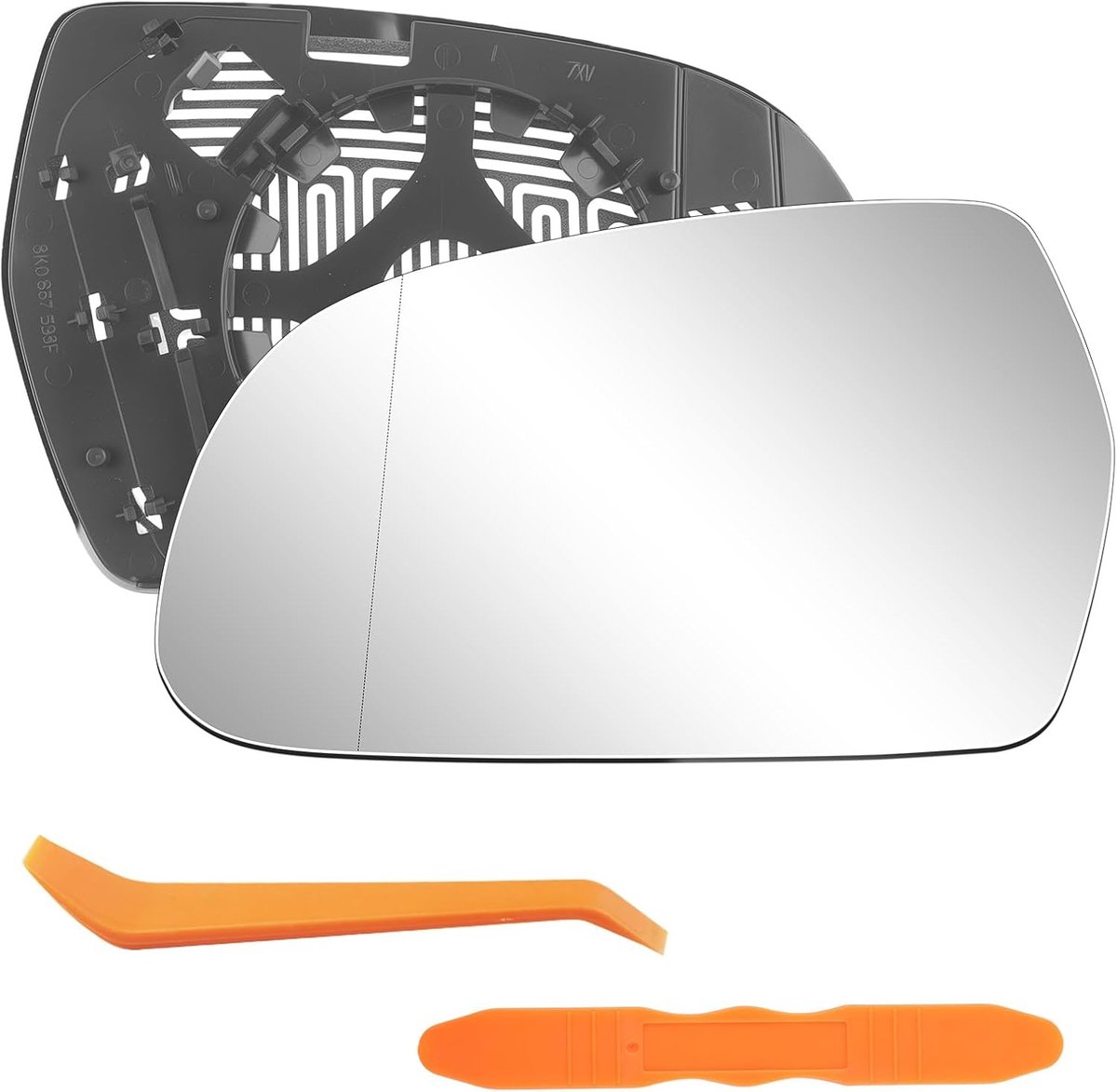 Zijspiegelglas voor Audi A3 A4 A5 - Vervangend Glas, Hoge Kwaliteit, Eenvoudige Installatie