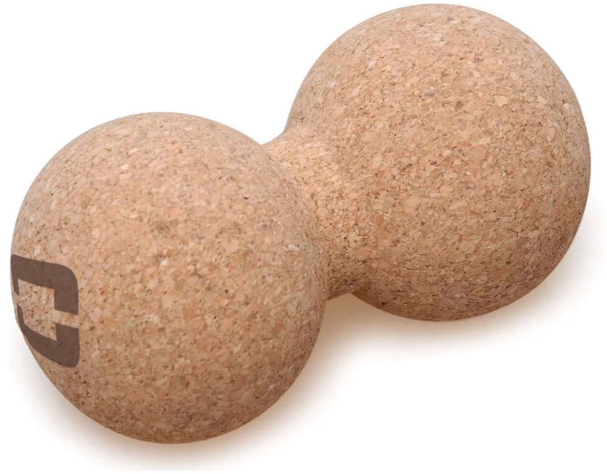 Dubbele kurken massagebal 13 cm