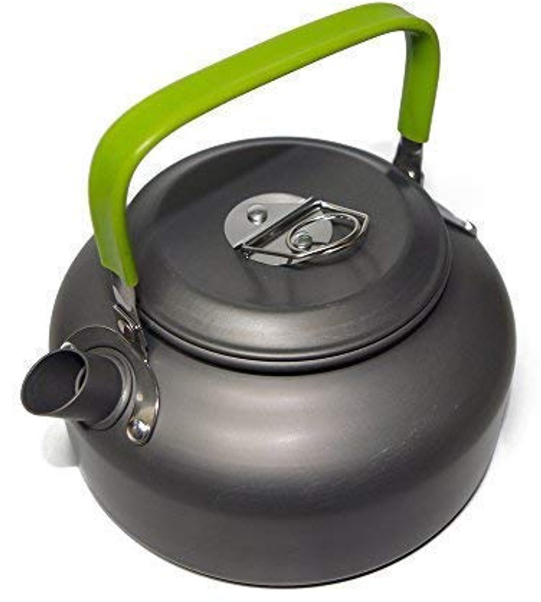 SnelShoppen - Draagbare Campingketel Waterkoker 0,8L Ultralicht Geanodiseerd Aluminium - Ideaal voor Wandelen, Kamperen, Picknicken en Buitenactivitei