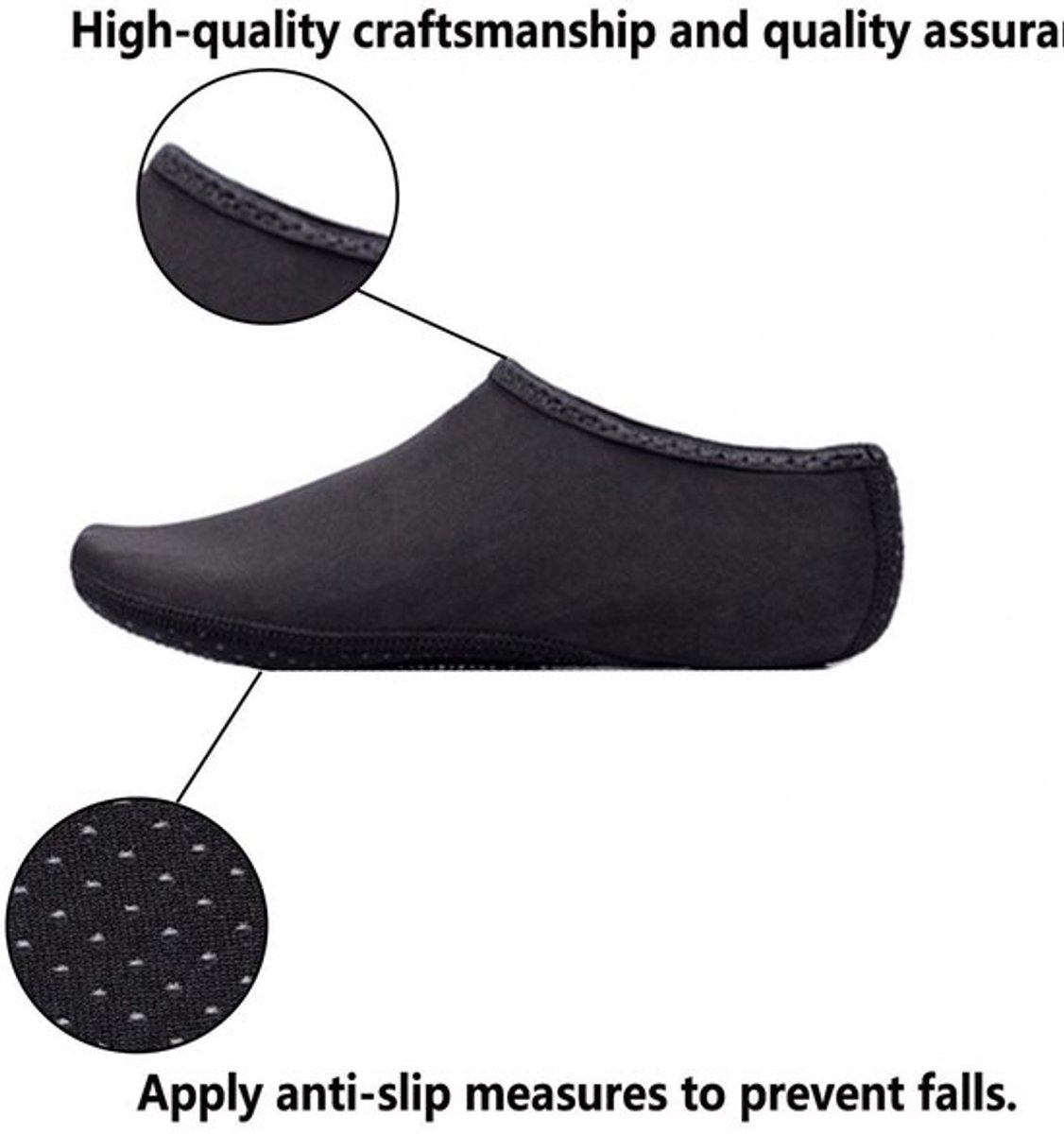 Watersportsokken Sneldrogend - Antislipzool - Flexibel - Ademend - Aqua Yoga - Bescherming tegen letsel - Waterschoenen