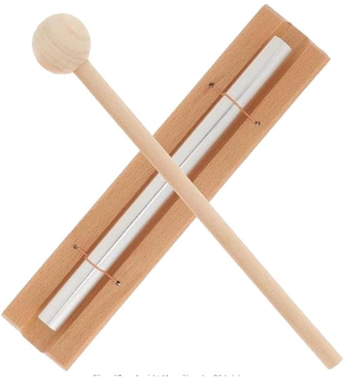 Percussiebel Hoogwaardige Houten Materialen - Energiebel - Meditatiebel - Yoga - Klassenmanagement - Duurzaam Geluid - Windgong
