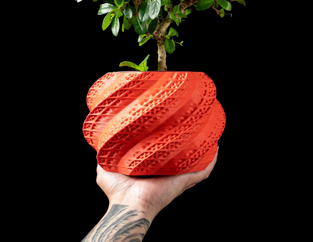 Skushy Shell Bloempot - Moderne Designpot voor Kamerplanten - Sculpturale Plantenpot voor Woonkamer en Kantoor - Premium Woondecoratie