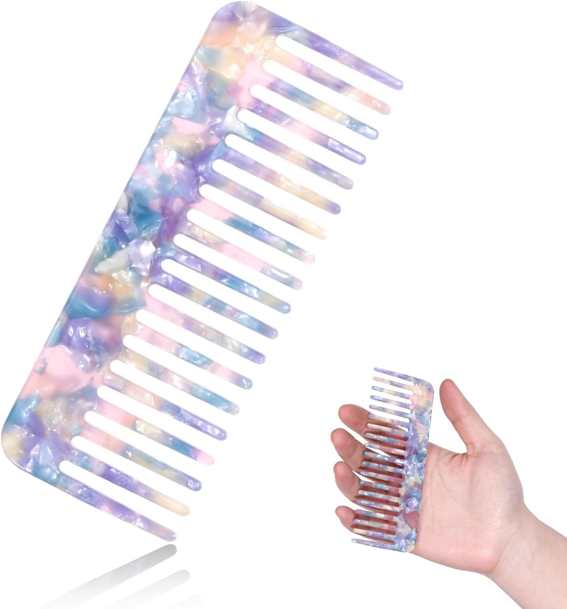 Kwaliteitsvolle Krultang met Antistatische Kam, Haarstyling Kam voor Vrouwen en Mannen, Ideaal voor Krullen en Lang Haar