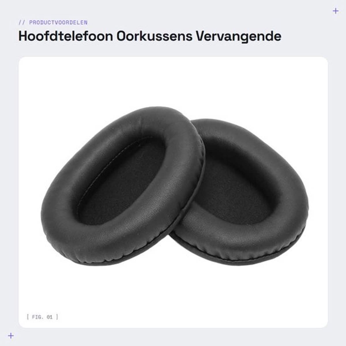 Hoofdtelefoon Oorkussens - Vervangende Earpads - Zacht en Ademend - Geschikt voor Cloud Flight - Geluidsisolatie - Draadloze Gamingheadset