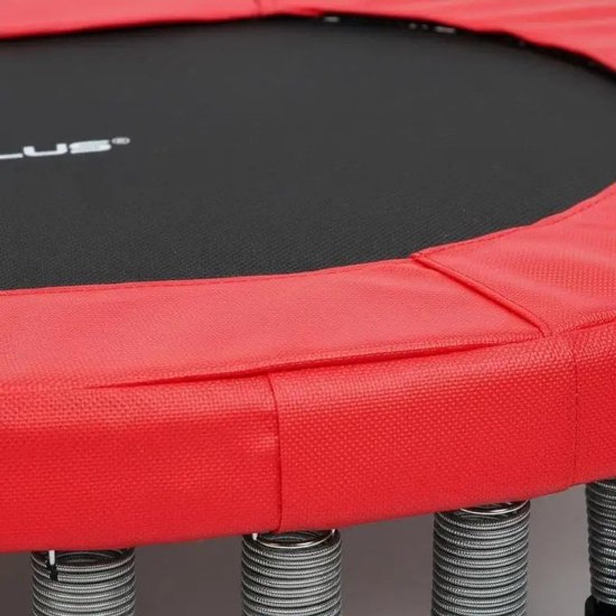 2-persoons opvouwbare mini fitness trampoline voor kinderen - rood