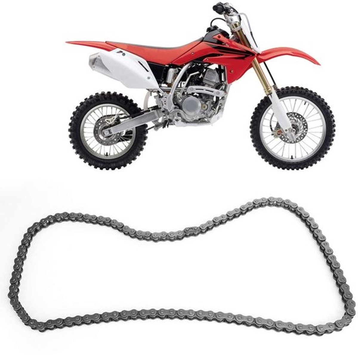 Ketting 420 met 102 schakels - Vervanging voor ATV Quad - Crossmotor 4TaoTao/SUNL - Hoge kwaliteit legering - Geschikt voor 428 ketting - Lange levensduur - Motorfiets Ketting