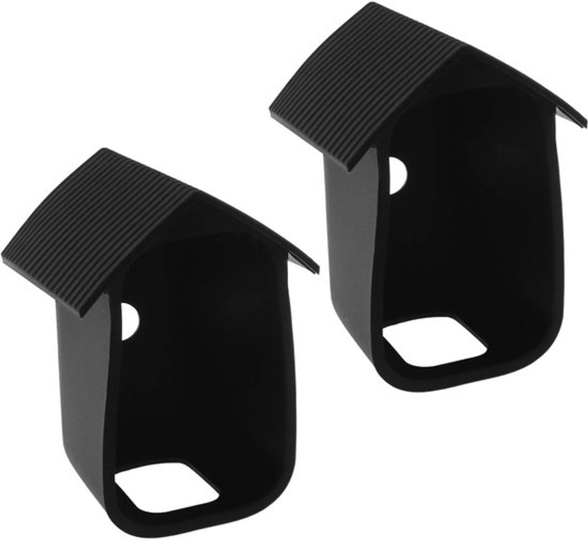 Siliconen Beschermende Behuizing - Waterbestendig - Zwart - Extra Bescherming - Voor EufyCam 2C/2C Pro - 2 Stuks
