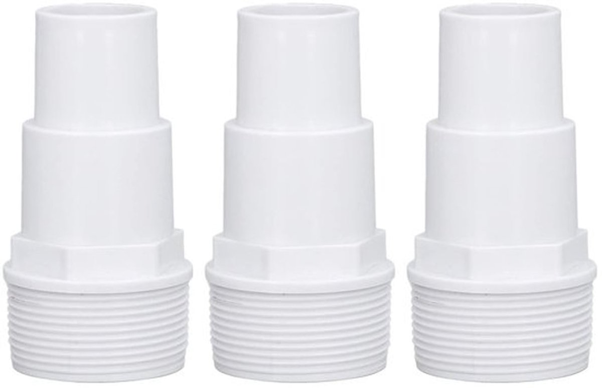 Skimmer-vacuümslangadapter - Combo-Slangadapter - Vervangend onderdeel - 3-delig - Geschikt voor Zwembadpompen - Veilig en lekvrij - Hoog...