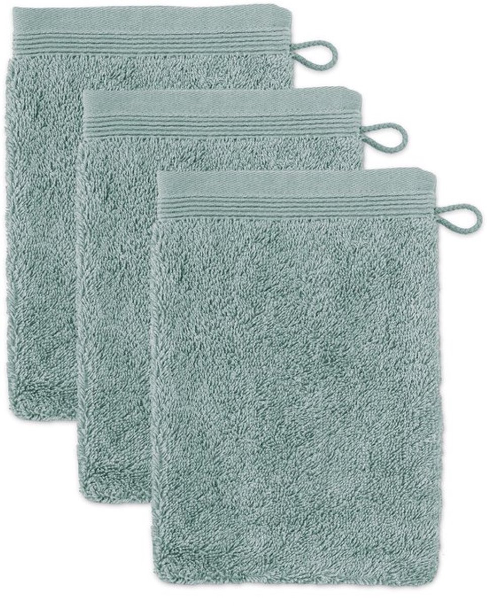 NTH products- Washandje 15 x 20 cm - Set van 3 Stuks - 100% Katoen - Extra Zacht - Absorberend - Tijdloos Design - Washand