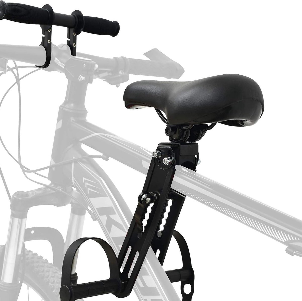 SnelShoppen - Bomoya Fietsstoeltje voor Mountainbikes - Afneembaar en Compatibel - Voor Kinderen 2-5 Jaar - Zitting en Handgreep - Veilig en Comfortab