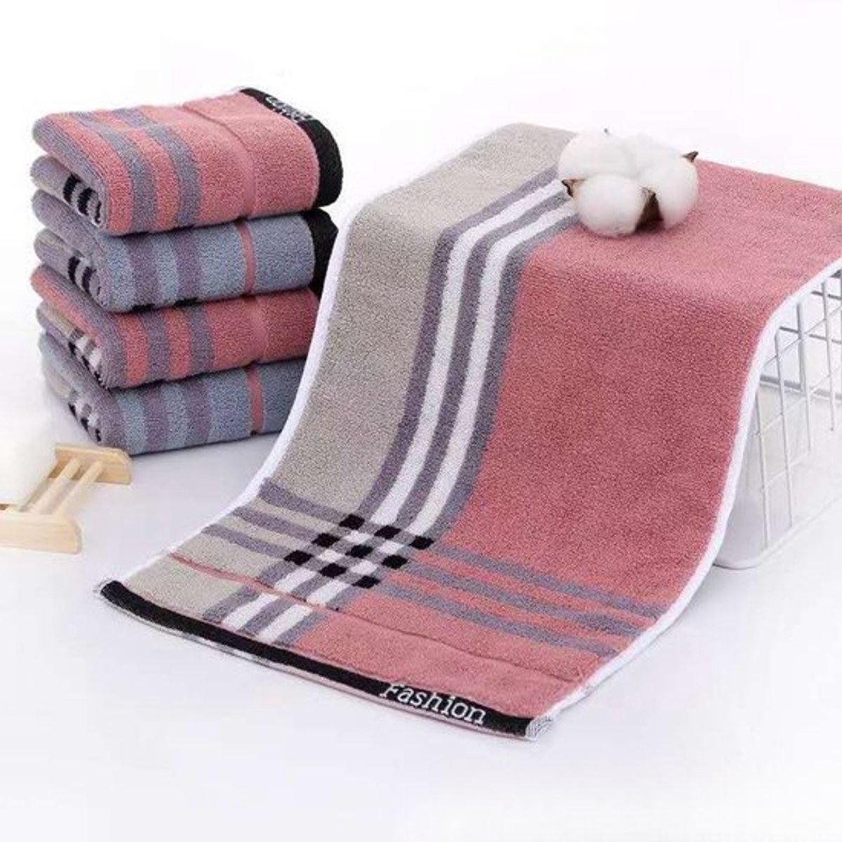 Kinderen handdoek, katoen 25x50cm donkere kleine handdoek, klein formaat handdoek, gezicht handdoek, rechthoekige handdoek, rood driedelig