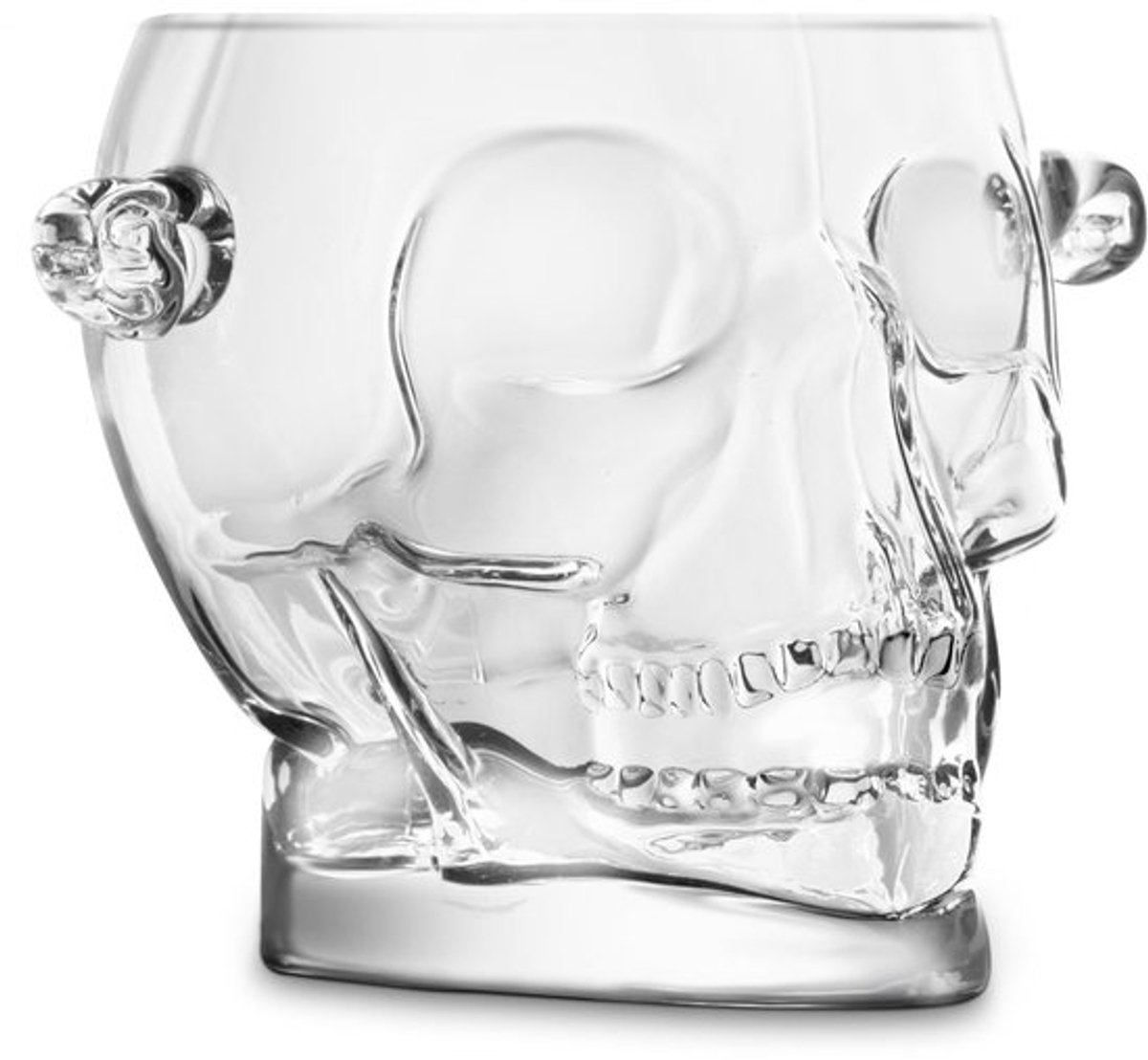 Brainfreeze IJsblokjeshouder - Skelet Ijsemmer - Transparant - Perfect voor Halloween - Serveer ijs of snacks - Uniek ontwerp
