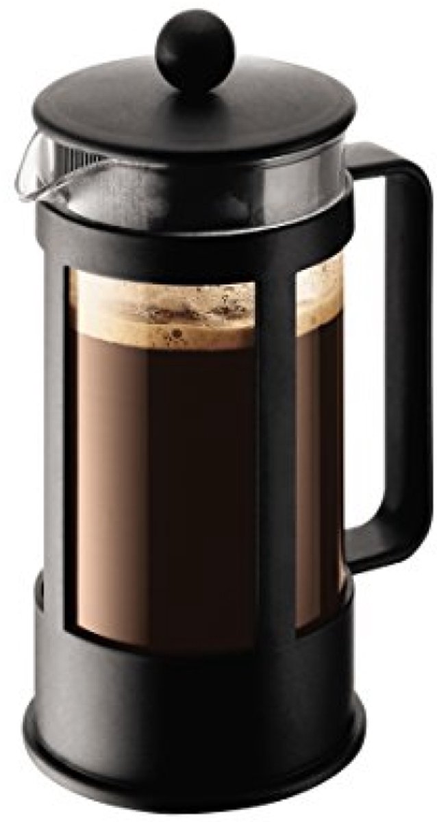 Franse koffiepers 0,35L - vaatwasmachinebestendig - zwart