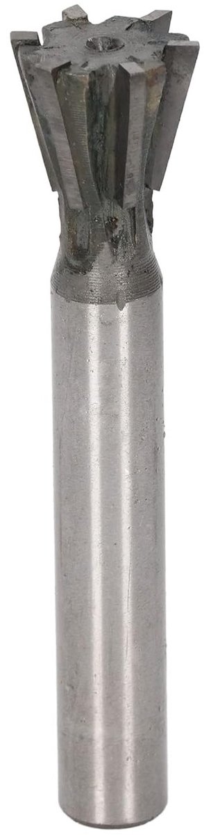 Dovetail Frees voor Metaalbewerking, 75 Graden, Universele Rechte Schacht van 20 mm, Tungsten Carbide voor IJzer en Staalbewerking