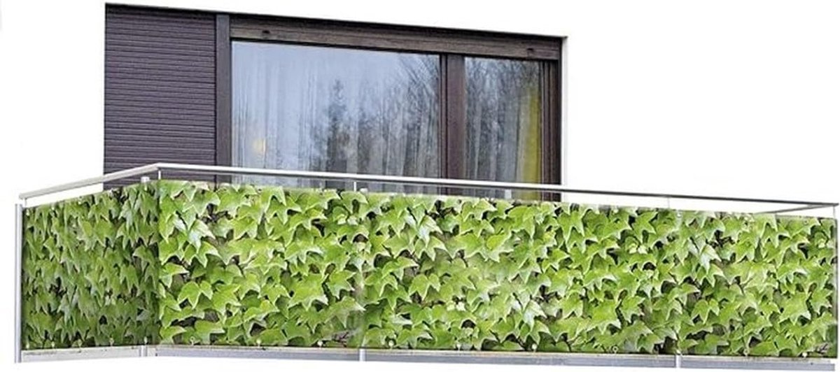 Dailygoods- Balkon-inkijkbescherming 500 x 85 cm - Zichtbreeknet - Privacy doek tuin - Windbestendig - Bescherming tegen inkijk - Comfortabele oplossing - Privacydoek