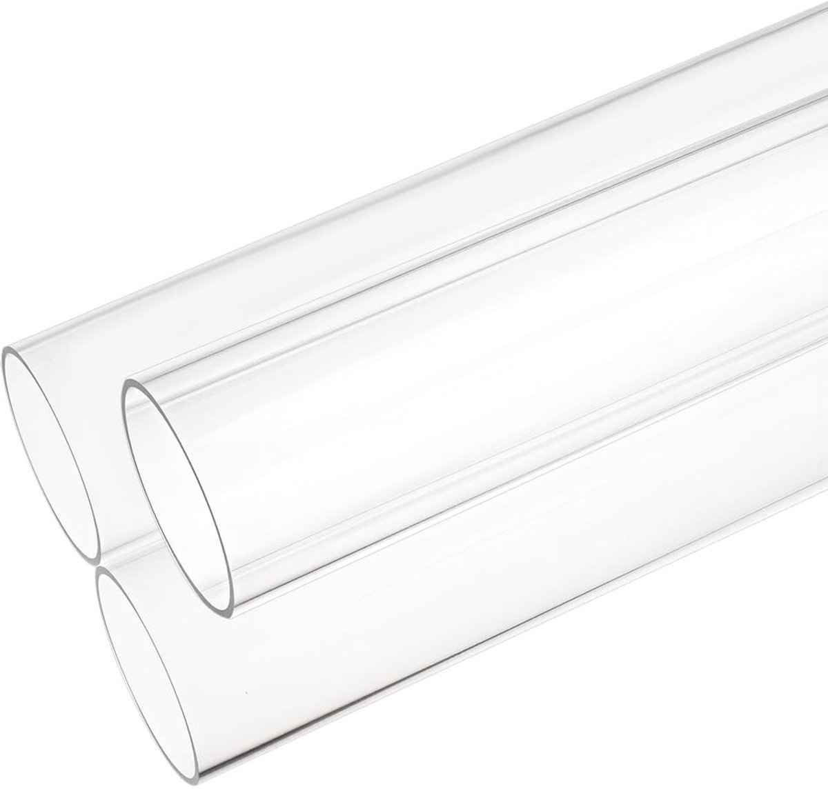 Dailygoods - 3 Stuks Acrylbuis 50 mm Binnendiameter 400 mm Lengte