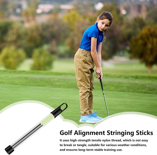 Golf Oefenstokken - Swing Trainer - Golfhouding Verbeteren - Visuele Richting Hulp - 25.5 cm - Niet gespecificeerd van GOLF — afbeelding 4