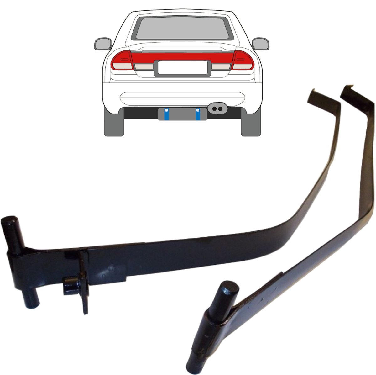 Brandstoftank klemmen voor Mazda 626 1992-1997