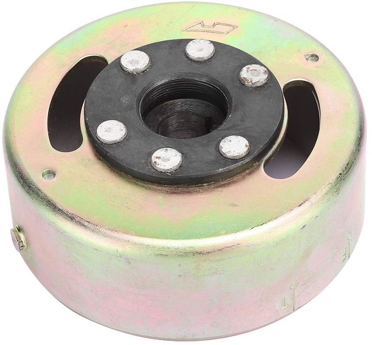Dailygoods- Vliegwiel Magneto Stator - Vliegwiel Montage - Geschikt voor 125cc/140cc - Roestvrij Staal - Hoogwaardige Materialen - Betrouwbaar en Duurzaam - Motoronderdeel