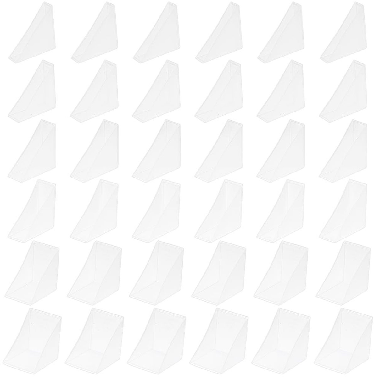 Dailygoods- Hoekbeschermers 36 Stuks - Driehoekige Bescherming - Transparante Covers - Randbescherming voor Tafel - Veiligheid voor Baby's - Schokbestendig Plastic