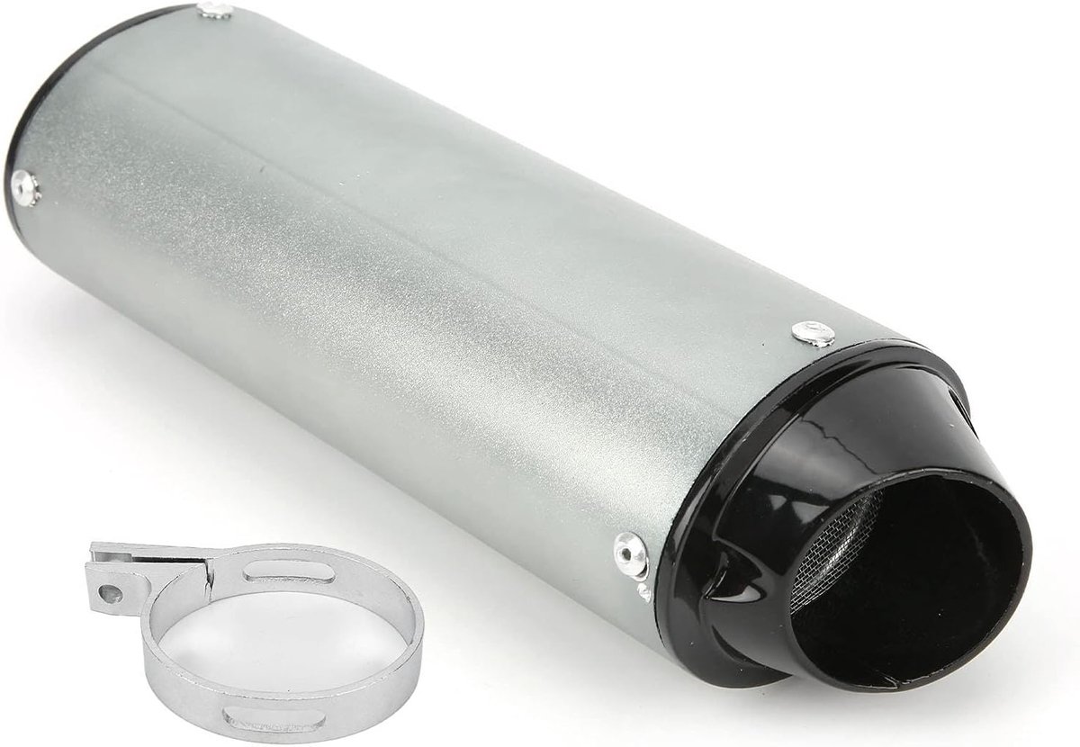 Exhaust Muffler voor 90cc, 110cc, 125cc, 150cc en 160cc ATV en Pit Bike Motorfietsen - Hoogwaardige Geluidsdemper en Uitlaatpijp