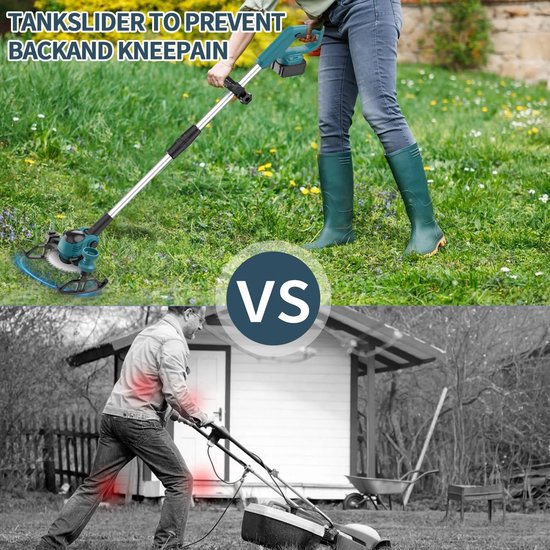 Grasmaaier - Draadloos - 21V - Krachtig - Mini — afbeelding 3