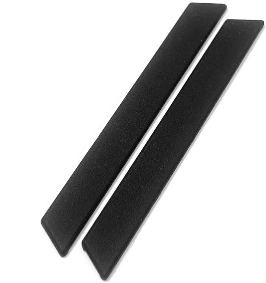Solidchoice - 2 Stuks Rubberen Voetstrips voor Laptop (Zwart)
