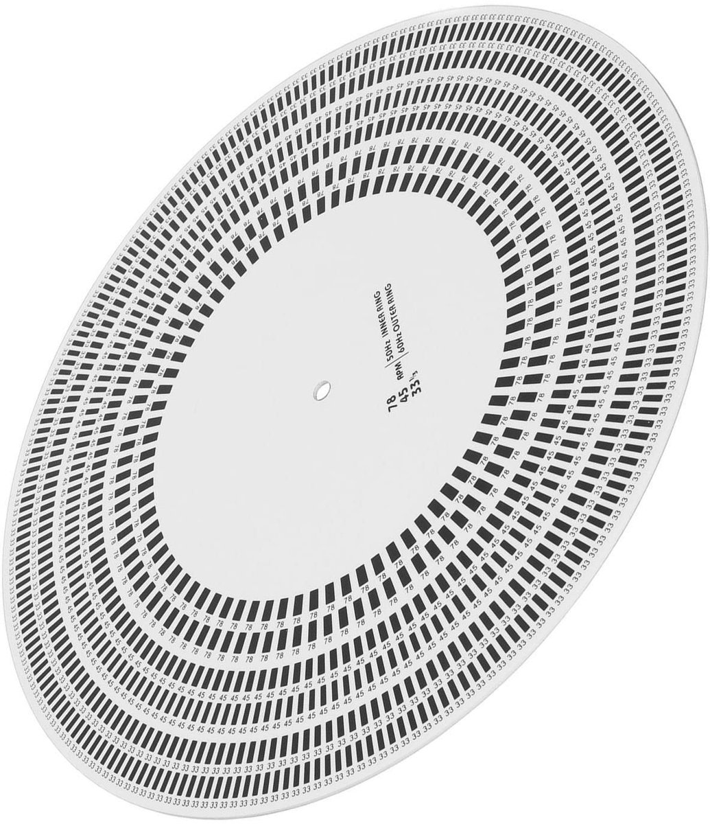 Solidchoice- Stroboscoop Kalibratieschijf - Dubbelzijdige Toerenteller - 33/45/78 RPM - 50/60Hz - ABS-Materiaal - Nauwkeurige Kalibratie