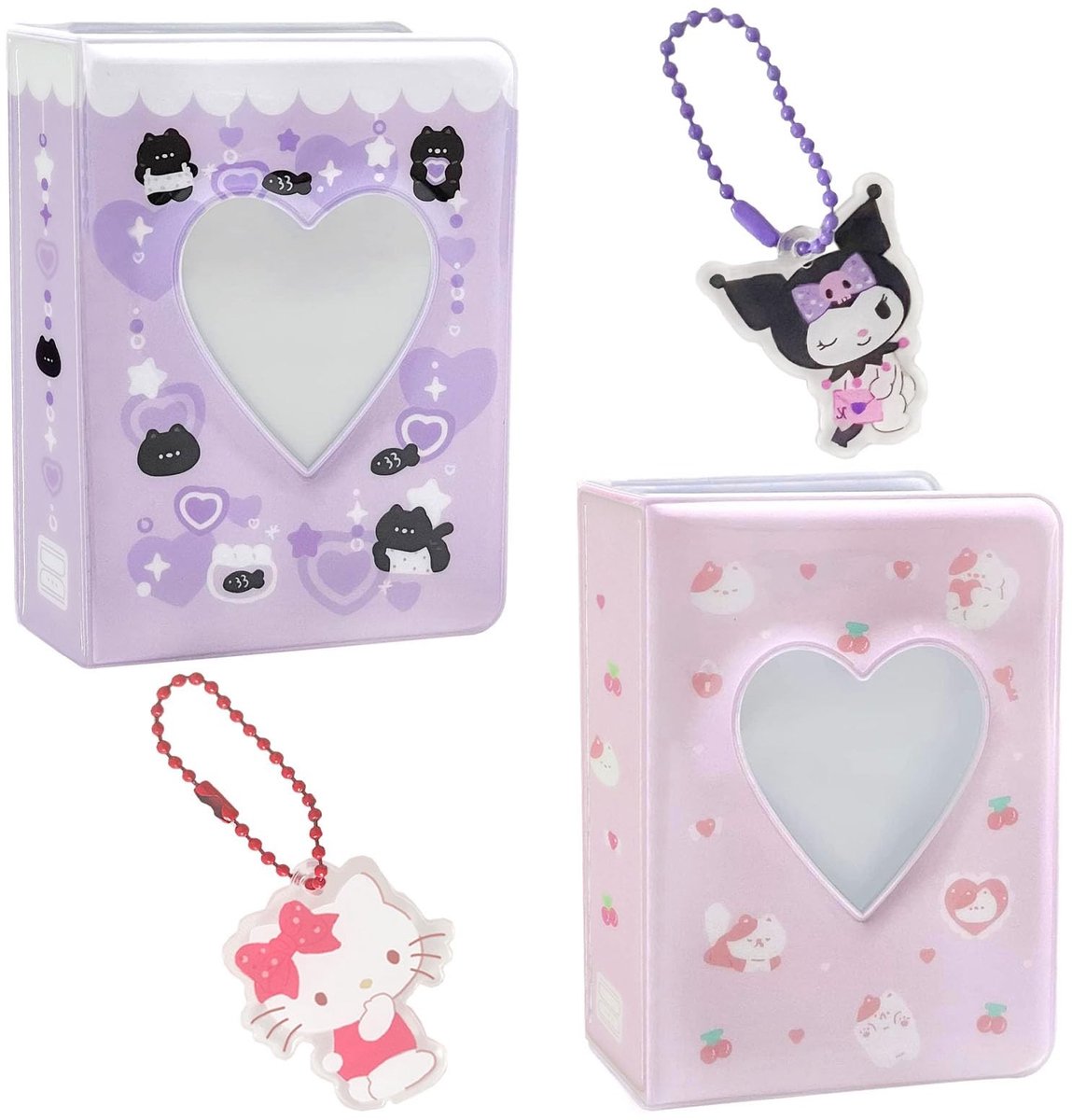 Dailygoods - Kpop Fotokaartenmap - 36 Vakken, Mini Fotoalbum met Hanger