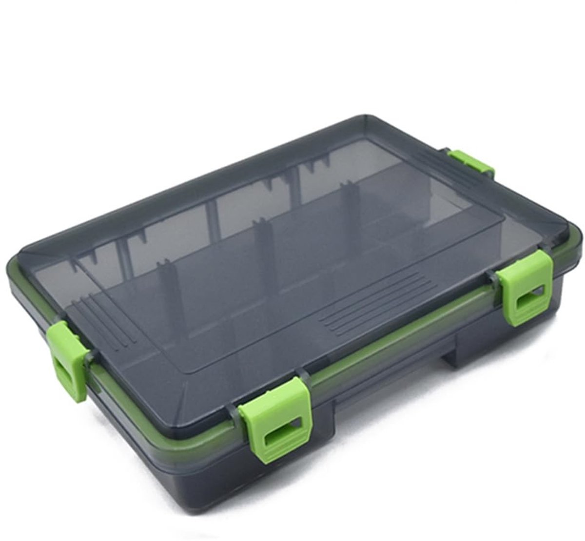 Dailygoods- Opbergdoos Hoogwaardig Materiaal - Viskoffer - Lekvrij - Waterdicht - Transparant - Duurzaam en Slijtvast - Tacklebox