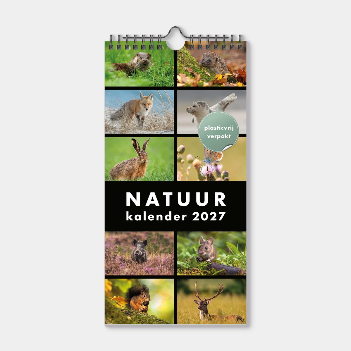 Hobbit - Minikalender 2027 - Maandplanner - 30x15cm - Natuur