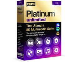 Nero Platinum Unlimited - 1 Gebruiker - Nederlandstalig - Windows Download
