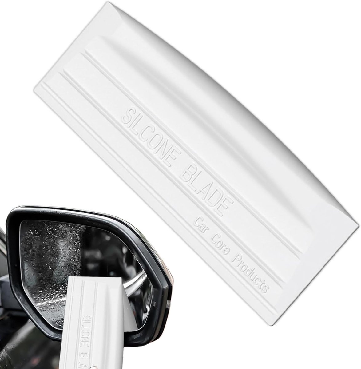 Raamtrekker - Auto ruitenreiniger - Voertuig reinigen - Flexibel anti-kras - 25 cm - Wit